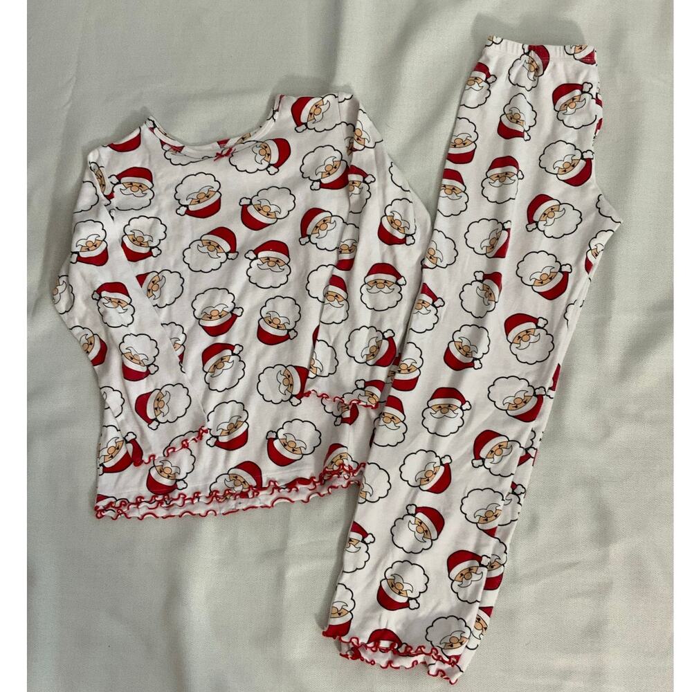 Sara's Prints Santa Pajamas size 14‎